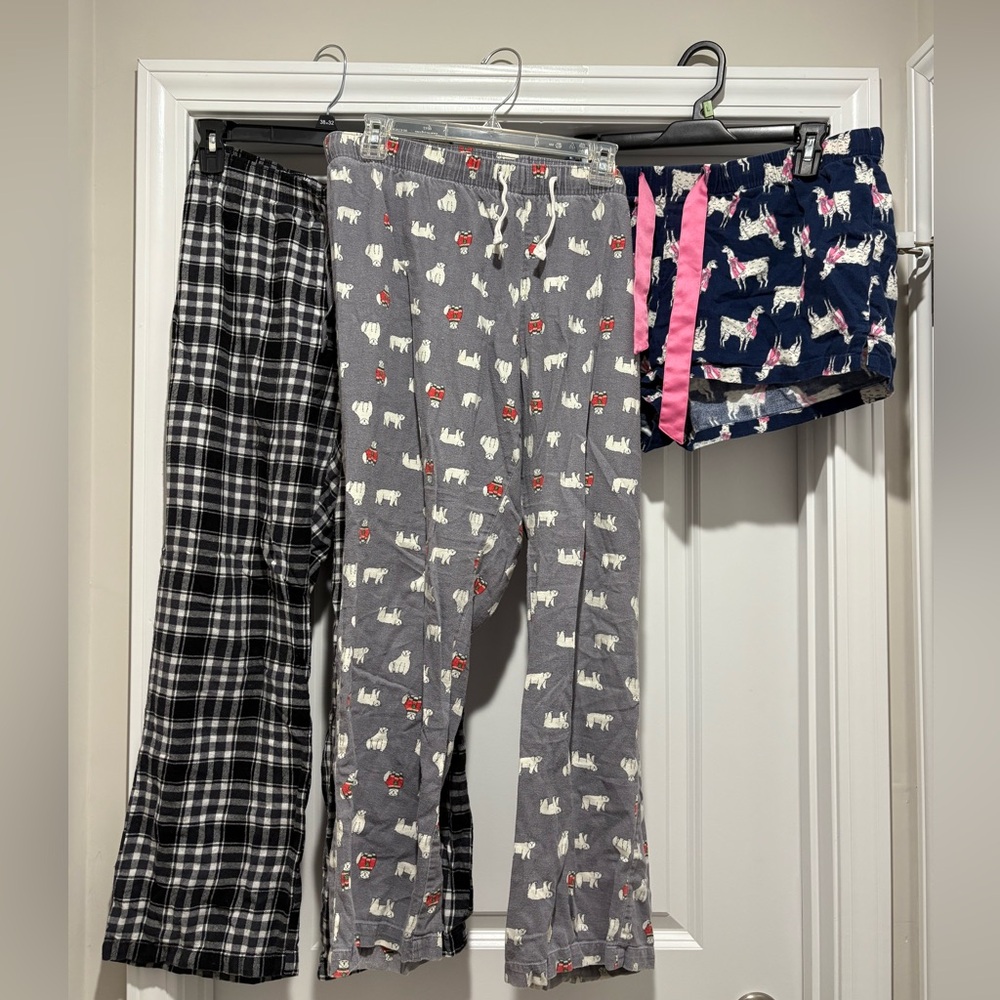 Old Navy Size Large Pajama Bottom Bundle